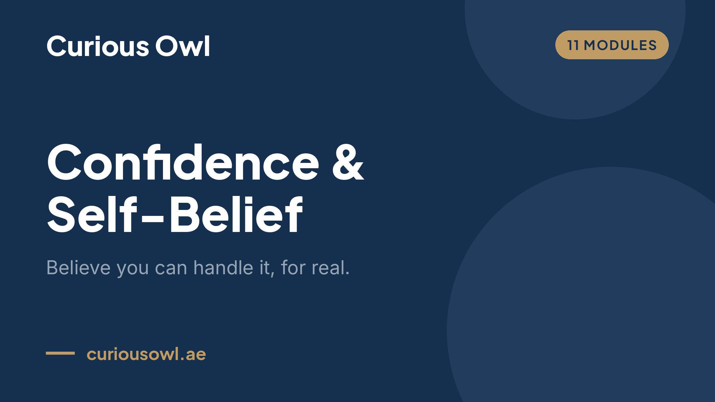 Confidence & Self-Belief
