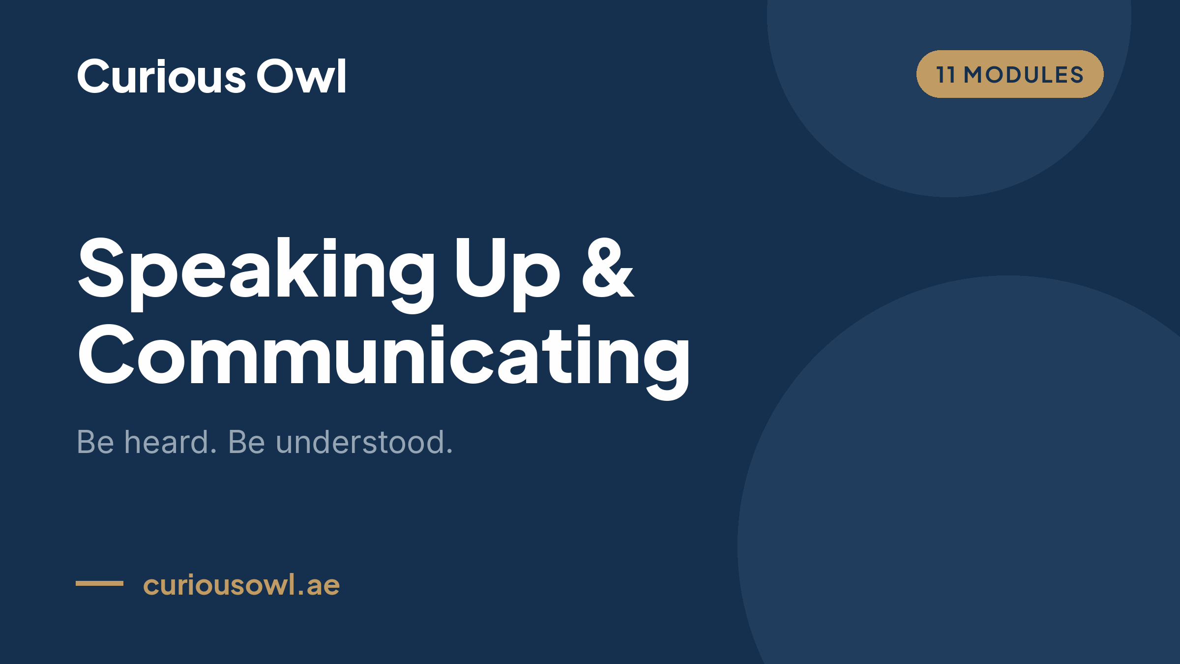 cover speaking up communicating
