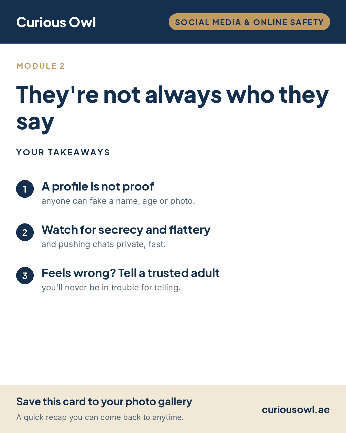 They Are Not Always Who They Say They Are Not Always Who They Say takeaways